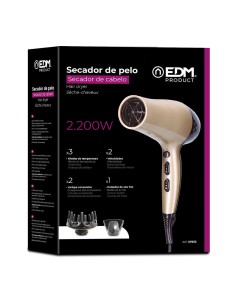 Hairdryer EDM 07633 2200 W Multicolour 2