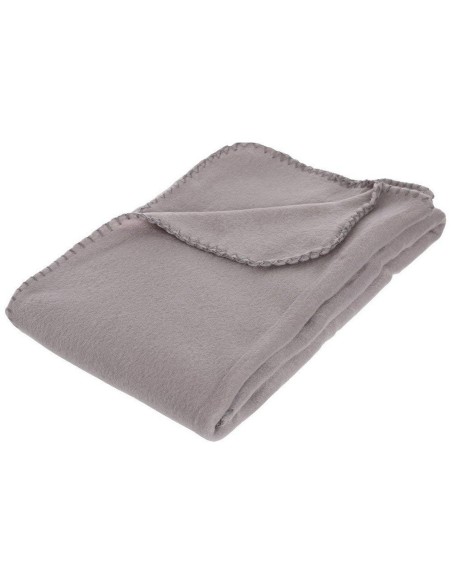 Fleece Blanket Atmosphera Brown Cotton 125 x 150 cm