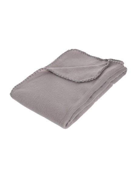 Fleece Blanket Atmosphera Brown Cotton 125 x 150 cm