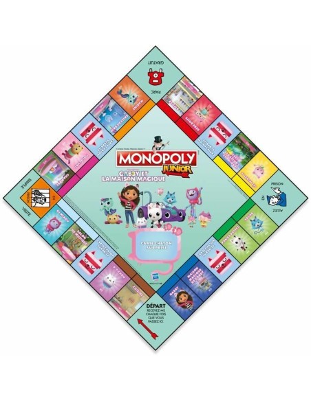 Board game Winning Moves Monopoly Junior Gabby and the Magic House