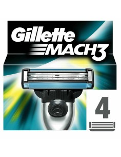 Shaving Razor Gillette Mach 3 (4 Units)