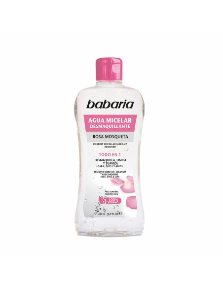 Make Up Remover Micellar Water Babaria 400 ml Rosehip