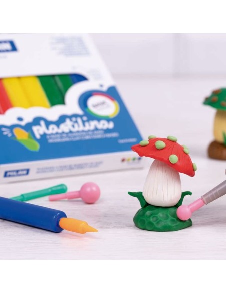 Sticks of Modelling clay Milan 330 g (4 Pieces)