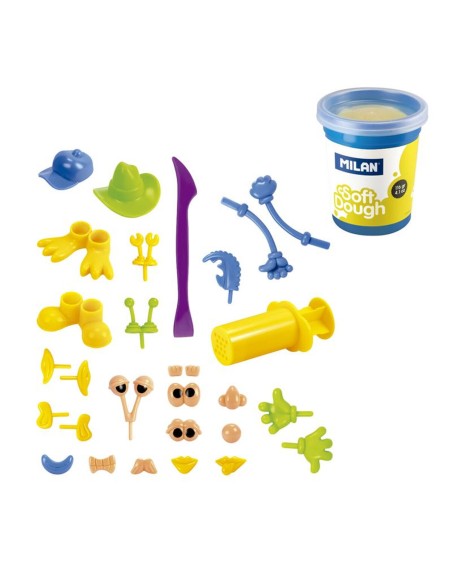 Creative Modelling Clay Game Milan Funny Faces (33 Pieces)