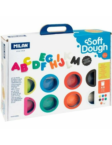 Creative Modelling Clay Game Milan Many Letters Alphabet 37 Pieces