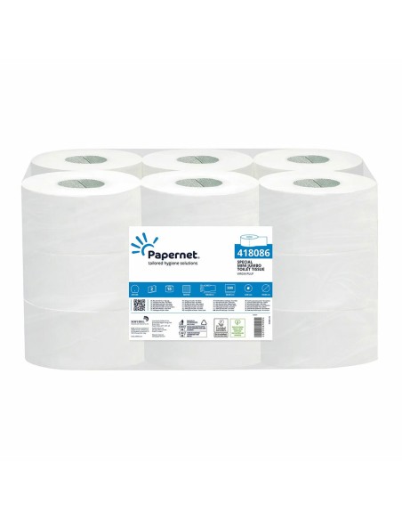 Toilet Roll Papernet Mini Jumbo 418086 (18 Units) Double layer