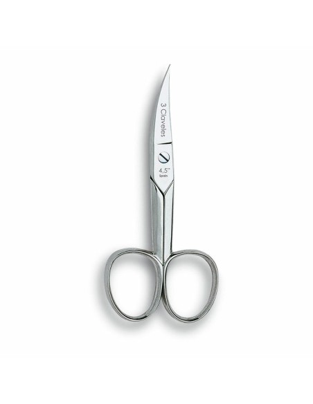Nail Scissors 3 Claveles Carbon steel Curved 4,5" Curve