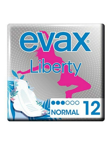 Normal Sanitary Pads with Wings Evax Liberty