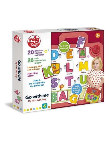 Educational game Reig Bag Numbers 18 Pieces Alphabet