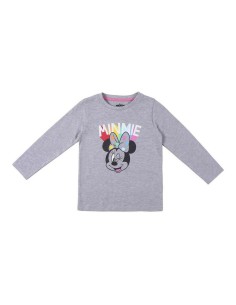 Children’s Long Sleeve T-shirt Minnie Mouse Grey
