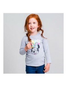 Children’s Long Sleeve T-shirt Minnie Mouse Grey 2