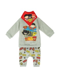 Sports Outfit for Baby Justice League Grey