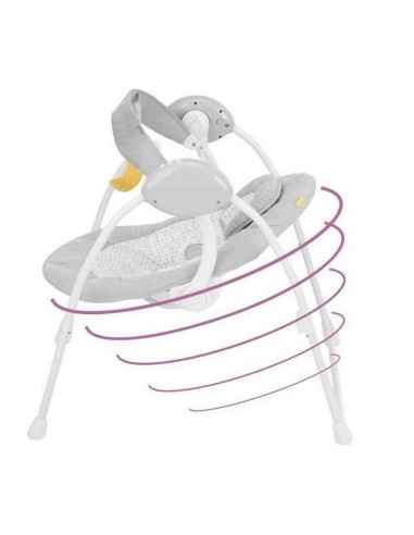 Rocking Chair Badabulle Candy Comfort Swing Grey White