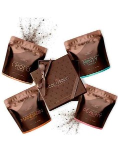 Facial Exfoliator Cocosolis Luxury Coffee Scrub Box 4 Pieces