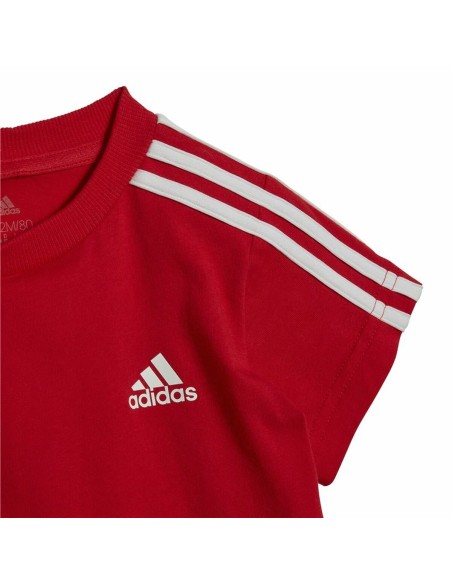 Sports Outfit for Baby Adidas Three Stripes Red
