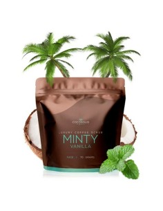 Facial Exfoliator Cocosolis Luxury Coffee Scrub Box 4 Pieces 2