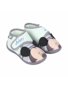 House Slippers Mickey Mouse Green Light Green