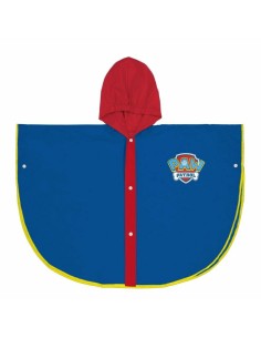 Waterproof Poncho with Hood The Paw Patrol Blue