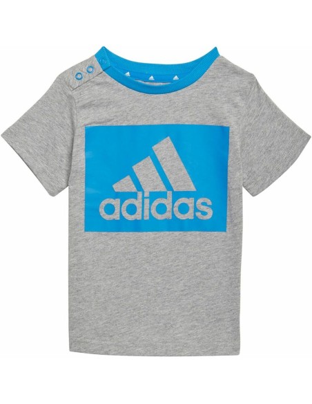 Children's Sports Outfit Adidas Essentials Blue Grey