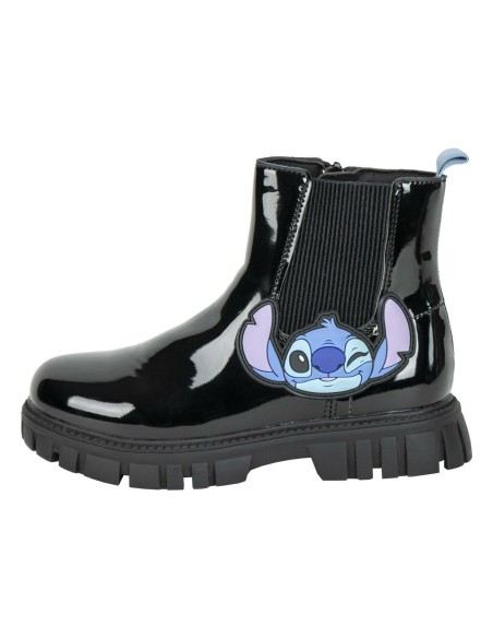Kids Casual Boots Stitch Black
