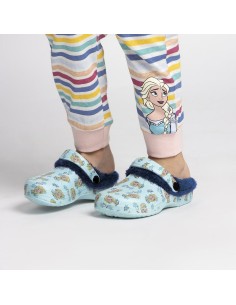 House Slippers Frozen Light Blue 2