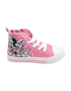 Kids Casual Boots Minnie Mouse Pink LED Lights