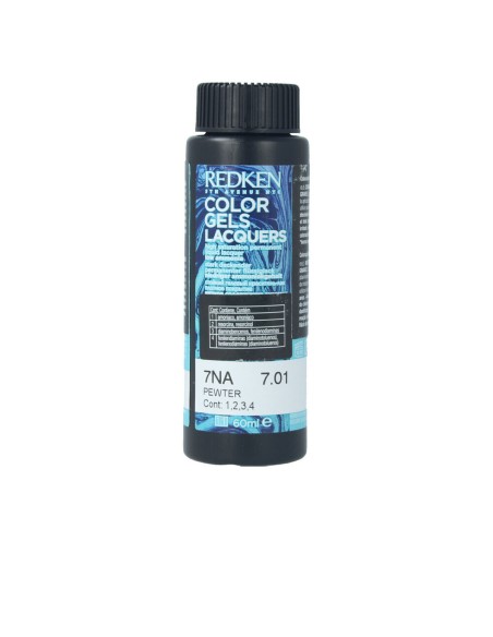 Permanent Dye Redken Color Gel Lacquers 7NA-pewter 3 x 60 ml Liquid