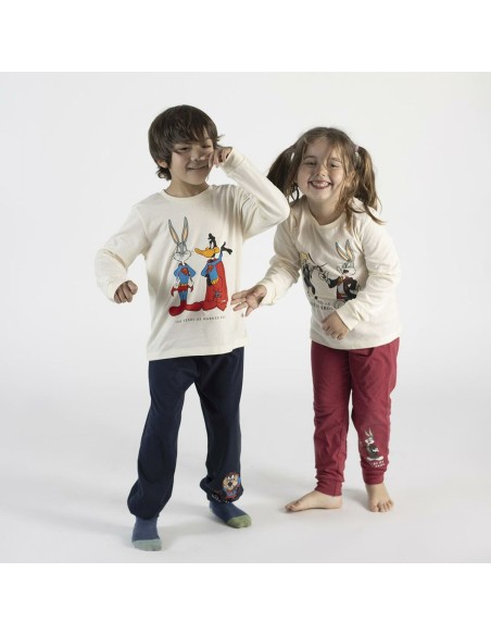 Children's Pyjama Warner Bros Red Beige