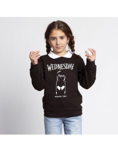 Children’s Sweatshirt without Hood Wednesday Dark grey 2