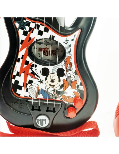 Music set Mickey Mouse Microphone Baby Guitar
