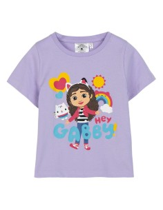 Child's Short Sleeve T-Shirt Gabby's Dollhouse White