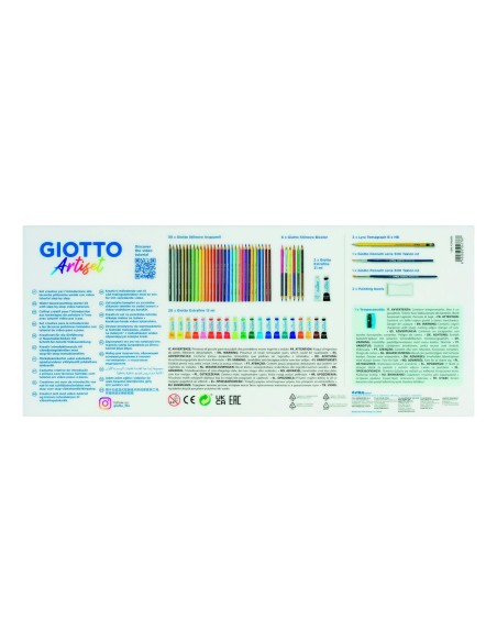 Drawing Set Giotto Artiset 65 Pieces Multicolour