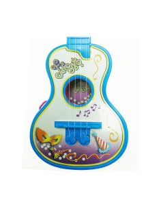 Baby Guitar Reig Party 4 Cords Blue White 2