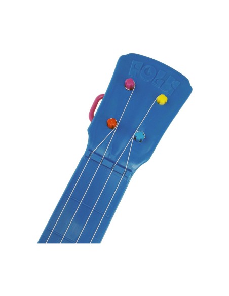 Baby Guitar Reig Party 4 Cords Blue White
