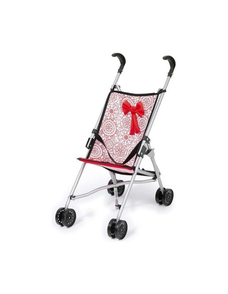 Doll Stroller Reig Umbrella White Red Princess