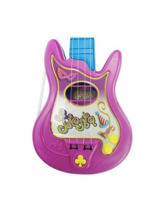 Baby Guitar Reig Party 4 Cords Electric Blue Purple 2