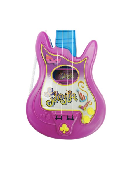 Baby Guitar Reig Party 4 Cords Electric Blue Purple