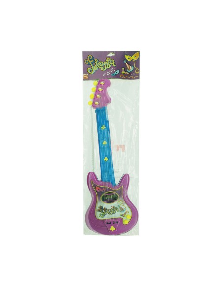 Baby Guitar Reig Party 4 Cords Electric Blue Purple