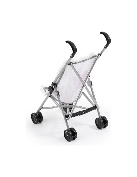 Chair for Dolls Reig Umbrella White Pink Spots