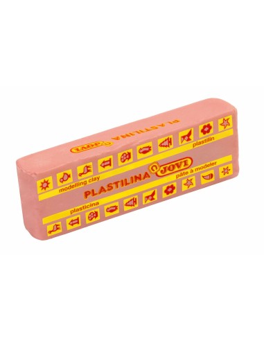 Sticks of Modelling clay Jovi School 150 g Meat (15 Pieces)