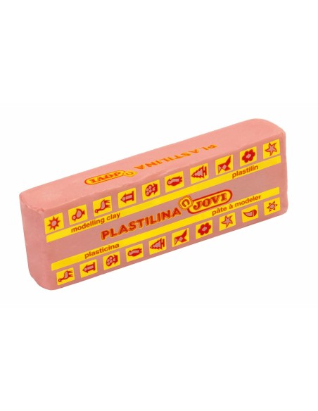 Sticks of Modelling clay Jovi School 150 g Meat (15 Pieces)