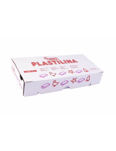 Sticks of Modelling clay Jovi School 150 g Meat (15 Pieces)