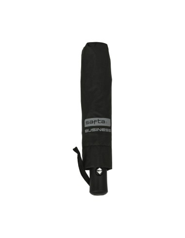 Foldable Umbrella Safta Business Black (Ø 102 cm)