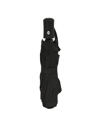Foldable Umbrella Safta Business Black (Ø 102 cm)
