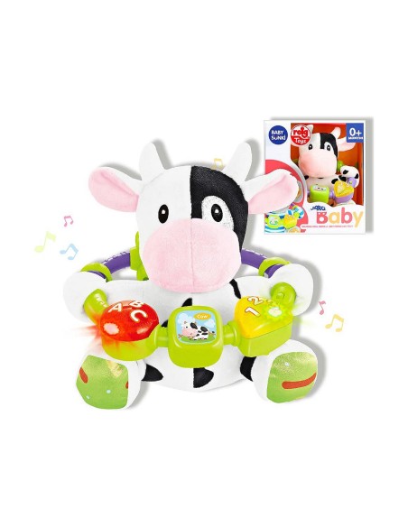 Musical Plush Toy Reig 20 cm Cow