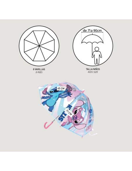 Umbrella Stitch Pink Ø 71 cm Blue