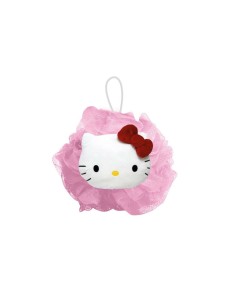 Body Sponge Hello Kitty Pink 20 % Polyester 12 x 12 x 12 cm
