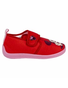House Slippers Minnie Mouse Red Velcro 2