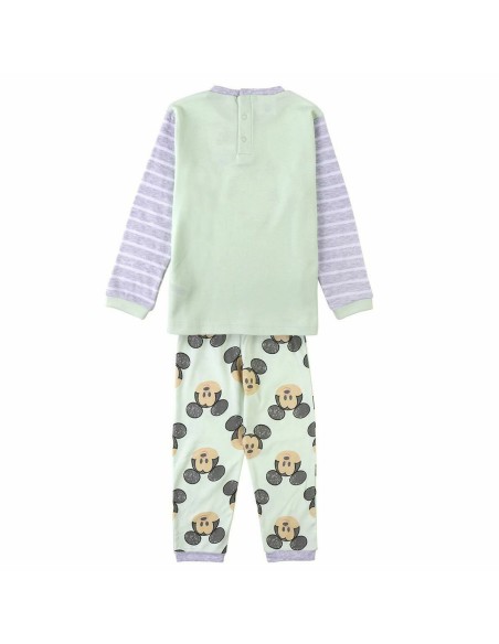Children's Pyjama Mickey Mouse Pink Green Grey