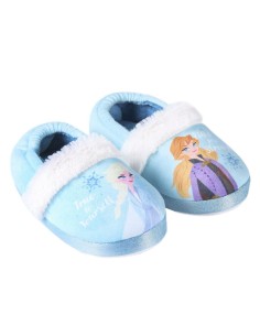 House Slippers Frozen Light Blue